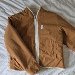 Topo Designs Reversible Sherpa Cropped Jacket